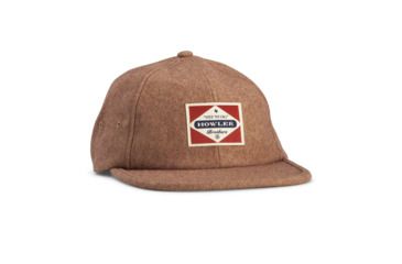 Image of Howler Brothers Posse Badge Strapback Hat - Mens, Tan Flannel, One Size, 160719F-PBT