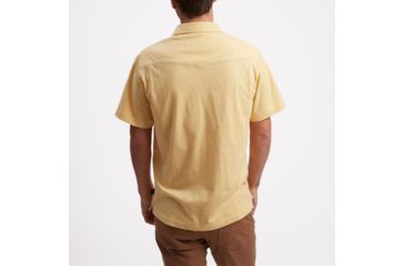 Image of Howler Brothers Ranchero Polo T-Shirt Mens, Sunflower Heather, M, 124320S-SFH-M