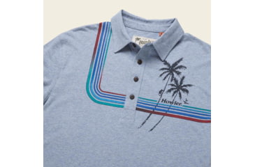 Image of Howler Brothers Rookery Polo T-Shirt - Mens, Palm Climber/Cream Heather, M, 121920S-LGH-M