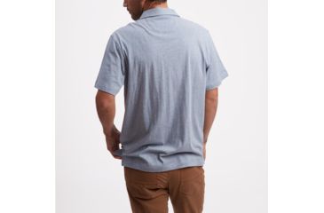 Image of Howler Brothers Rookery Polo T-Shirt - Mens, Palm Climber/Cream Heather, M, 121920S-LGH-M