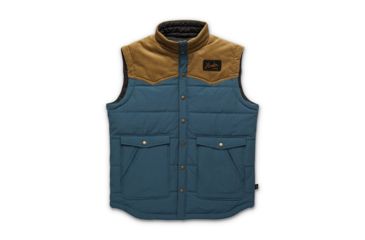 Image of Howler Brothers Rounder Vest - Mens, Mid Blue/British Khaki, Medium, 152619F-BLU-M