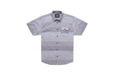 Image of Howler Brothers San Gabriel Short Sleeve Shirt - Mens, Meridian Stripe/Avian Blue, S, 121620S-TSB-S