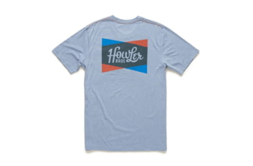 Image of Howler Brothers Select Pocket T-Shirt - Mens, Howler Shapes/Blue Heather, S, 111020S-HSB-S