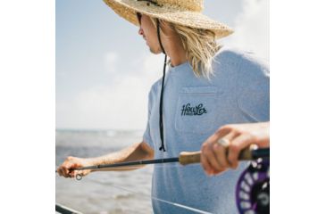 Image of Howler Brothers Select Pocket T-Shirt - Mens, Howler Shapes/Blue Heather, S, 111020S-HSB-S