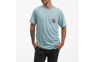 Image of Howler Brothers Select Pocket T-Shirt - Mens, Shaka The Monkey/Seafoam, L, 111020S-MSS-L