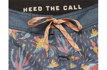 Image of Howler Brothers Stretch Bruja Boardshort - Mens, Gallos Galore Print / Navy, 34, 131619S-GGN-34