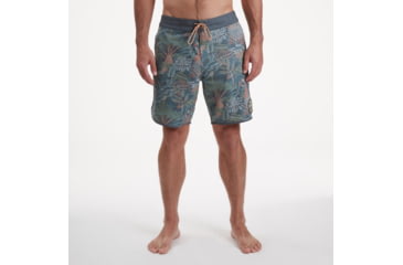 Image of Howler Brothers Stretch Bruja Boardshort - Mens, Glades Print/Midnight Blue, 38, 131620S-GPS-38