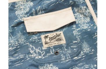 Image of Howler Brothers Stretch Bruja Boardshort - Mens, Outpost Print / Chalk Blue, 35, 131619S-OPB-35