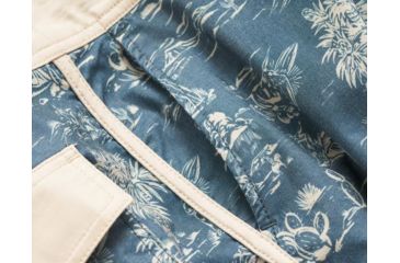 Image of Howler Brothers Stretch Bruja Boardshort - Mens, Outpost Print / Chalk Blue, 35, 131619S-OPB-35