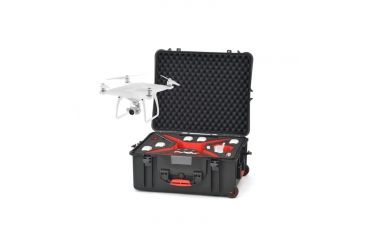 Image of HPRC DJI Phantom 4 Case with Pre-Cut Foam Interior and Wheels, Case Only, Black PHA4-2700W-01