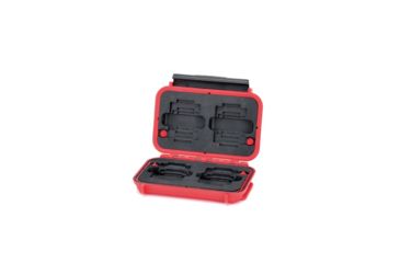 Image of HPRC Hard Case for Memory Cards, Red, 5 x 3.54 x 1.26 in HPRC1300MEMRED