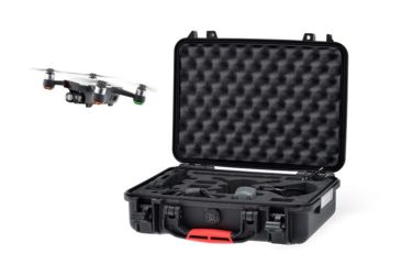 Image of HPRC Hard Case w/ Foam for DJI Spark Fly More Combo, Black, 14.37 x 11.42 x 4.53 in SPK2350BLK-01