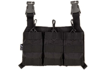 Image of HRT Tactical Gear Triple-AR Placard, Black, HRT-FP3AR1-AA-BK