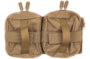 Image of HRT Tactical Gear Dual Removable GP Zip-On Panel, Coyote Brown, HRT-ZPGP02-AA-CB