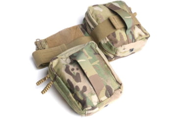 Image of HRT Tactical Gear Zip-On Dual Removable GP Pouches, Multicam, One Size, HRT-ZPGP02-AA-MC