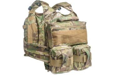 Image of HRT Tactical Gear Zip-On Dual Removable GP Pouches, Multicam, One Size, HRT-ZPGP02-AA-MC