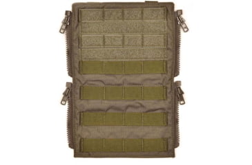 Image of HRT Tactical Gear Molle Zip-On Panel, Ranger Green, HRT-ZPMOL1-AA-RG