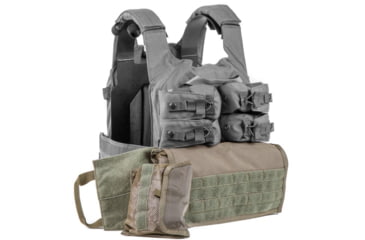Image of HRT Tactical Gear Zip-On Side Pull Medical Pouch, Ranger Green, One Size, HRT-ZPMSP1-AA-RG