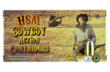 Image of HSM 44R1N Cowboy Action 44 Russian 200 Gr Round Nose Flat Point RNFP 20 Bx/ 1