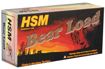 Image of HSM Ammunition Classic .500 S&W Magnum 350 Grain Jacketed Hollow Point Brass Cased Pistol Ammo, 20 Rounds, 500SW1N