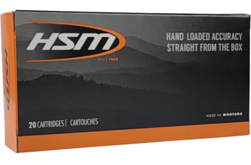 Image of Hsm Ammunition .300 AAC Blackout 150 Grain Full Metal Jacket Steel Cased Centerfire Rifle Ammo, 20 Rounds, 300BLK9N