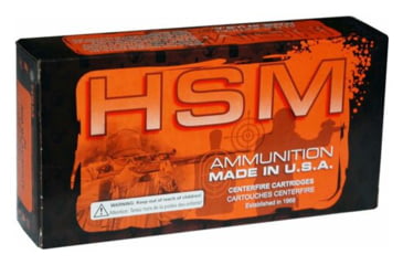 Image of HSM Ammunition .35 Whelen 200 Grain Jacketed Soft Point Brass Cased Rifle Ammo, 20 Rounds, 35WHELEN-4-N