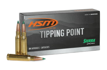 Image of HSM Ammunition 7mm MAG 162 Grain Tipping PT Rifle Ammo, 20RD, HSM-7MMMAG-27-N