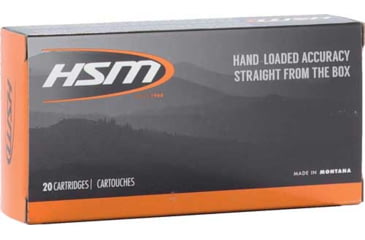 Image of HSM Ammunition .25-06 Remington 120 Grain Jacketed Soft Point BTSP Rifle Ammo, 20 Rounds, 25-06-2N