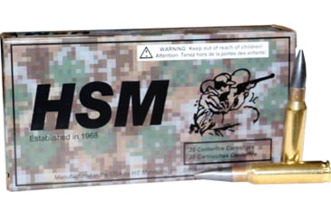 Image of Hsm Ammunition Hsm Ammo Subsonic .308 Win. 175gr. Hpbt 20-pack