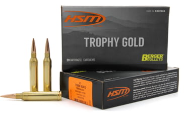 Image of Hsm Ammunition Hsm 7mm Prc 168gr Berger Match Hunting Vld 20 Rounds