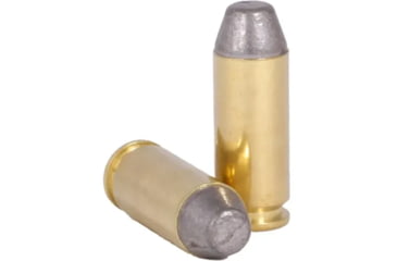 Image of HSM Ammunition Subsonic .45 Long Colt 400 Grain Flat Nose Brass Cased Rifle Ammo, 20 Rounds, 20BX/CS, 45C-10-N