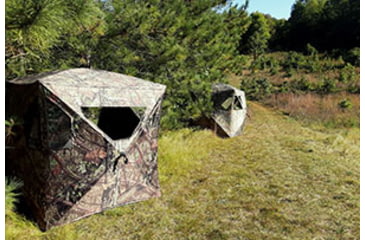 Image of Two Camo Pop Up Hunting Blinds