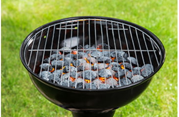 Image of Hot Charcoal Briquettes