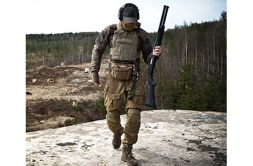 Image of Hunter Holding Mossberg 930 Firearm