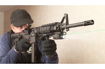 Image of Man Holding 9 mm AR