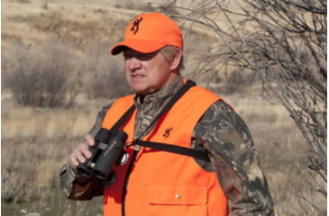 Image of Man Using Browning Binoculars and Harness