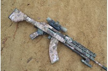 Image of AK47 with Kryptek Highlander Rifle Skin