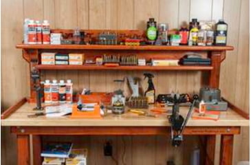 Image of Reloading Bench with Supplies