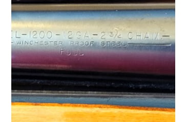 Image of Stamped Barrel With Shell Size and Choke