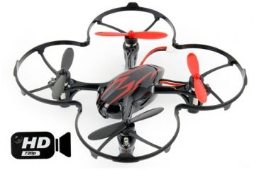 Image of Hubsan Quad Copter W/Camera, Red And Black 61170-01