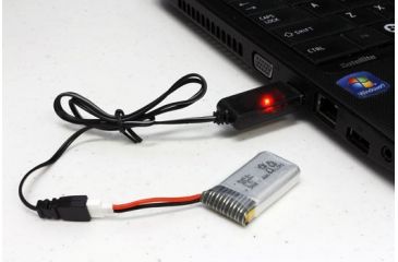 Image of Hubsan Quad Copter W/Camera, Red And Black 61170-01