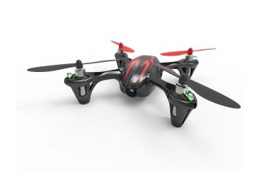 Image of Hubsan X4 H107C HD 2Mp Camera 2.4Ghz, 4Ch, 6 Axis Gyro, Rc Quadcopter, Black/Red HICH107CHDBR