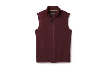 Image of Smartwool Hudson Trail Fleece Vest-Men's, Tibetan Red, Medium, SW016214A25-M