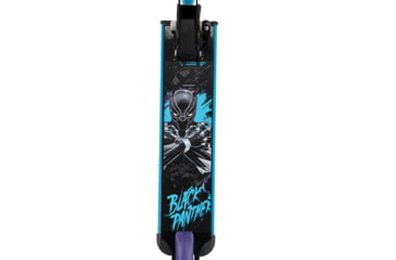 Image of Huffy Black Panther Inline Electro-Light Kids Scooter - Boys, Black/Blue/Purple, 28261