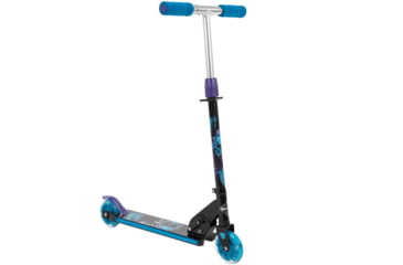 Image of Huffy Black Panther Inline Electro-Light Kids Scooter - Boys, Black/Blue/Purple, 28261