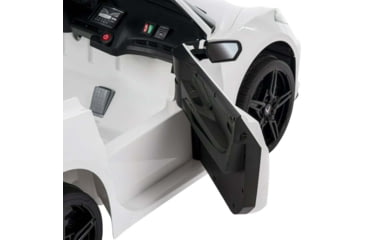 Image of Huffy Corvette C8 Ride In, 12V Toy Truck, White, 17212P