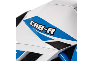 Image of Huffy CR8-R Battery Operated Ride On Minibike, White/Blue, 33in, 17201