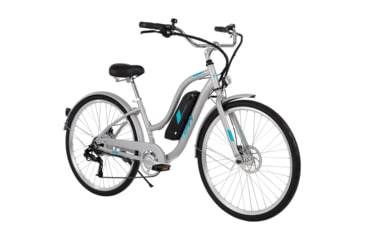 Image of Huffy Everett Plus Elecrtic Bike-Womens, White, 27.5 inch, E4870