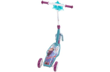 Image of Huffy Frozen ll Electro-Light 3WHL Preschool Kids Scooter - Girls, Blue/Purple/White, 28431