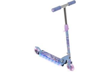 Image of Huffy Frozen ll Electro-Light Inline Kids Scooter - Girls, Blue/White/Purple, 28932